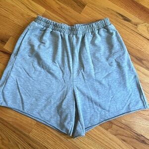 Shein grey sweat shorts